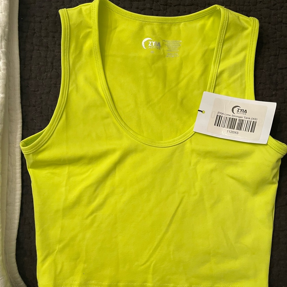 ZYIA Lime Stronger Tank
